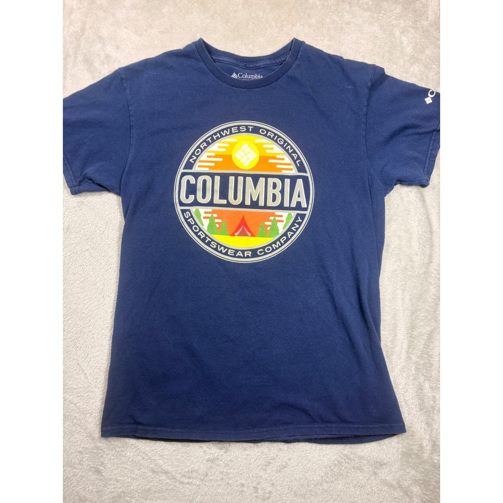 Columbia Men's Medium Navy Blue Northwest Original Graphic Tee